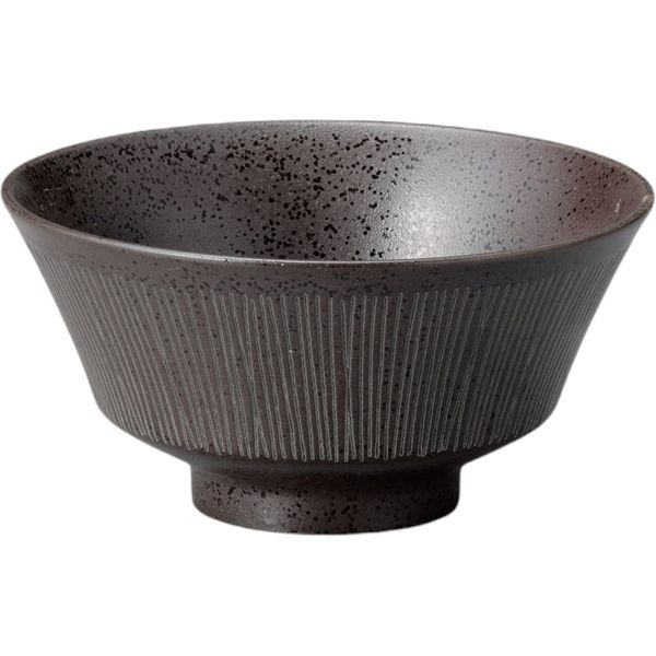 器望 飯碗 ノワール反型茶碗 [10個入] kbu-0551457021（直送品）