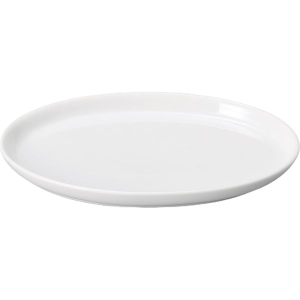 器望 楕円皿 プラット２１cmプラター（ホワイト） [4個入] kbu-0554615002（直送品） 5,413円