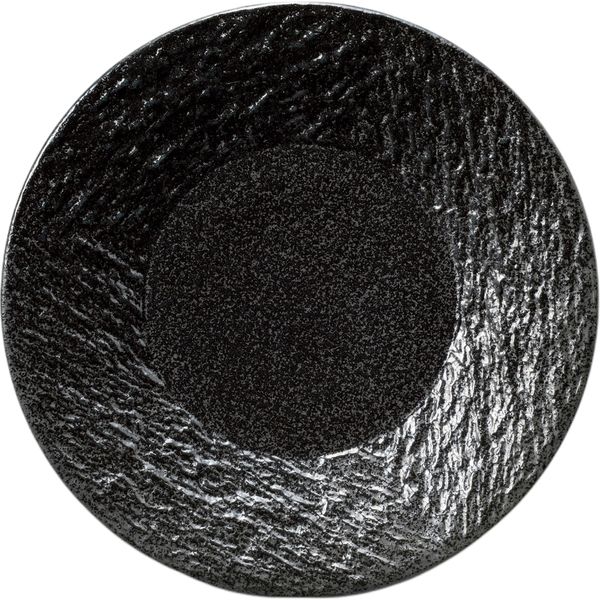 器望 大皿 ペトラＡＸ２８cm皿（黒耀） [3個入] kbu-0554637016（直送品）