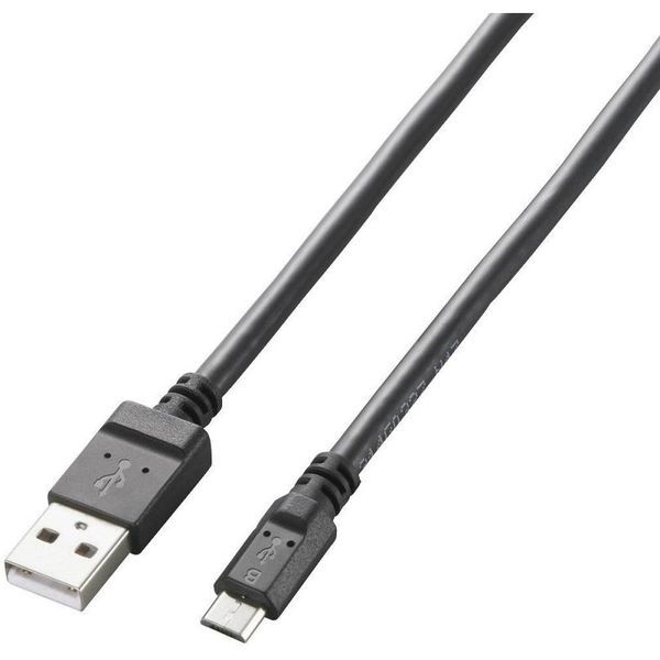 microUSBケーブル ２Ａ出力 スタンダード 通信・充電 1.2m ブラック MPA-AMB2U12BK エレコム 1個（直送品）