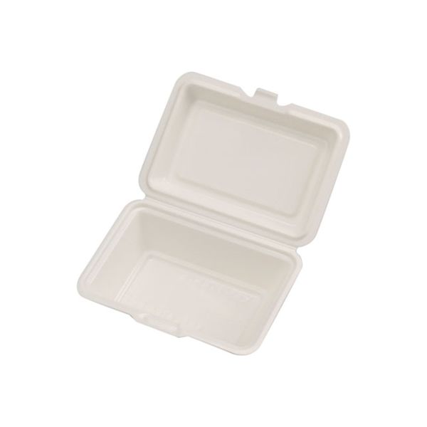 ランチボックス Kランチ-52-S ホワイト 600枚(50×12) 14155 1ケース(600枚入(50枚×12袋))（直送品）