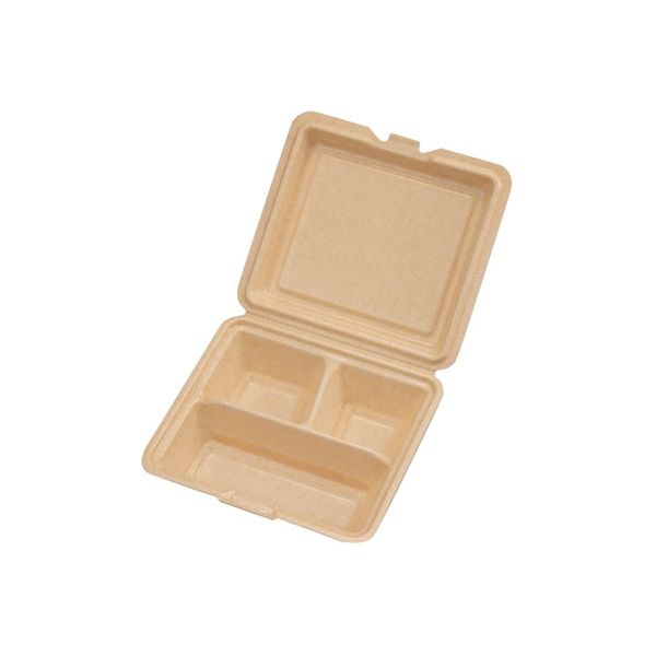 ランチボックス Kランチ-53-T ナチュラル 400枚(25×16) 14160 1ケース(400枚入(25枚×16袋))（直送品）