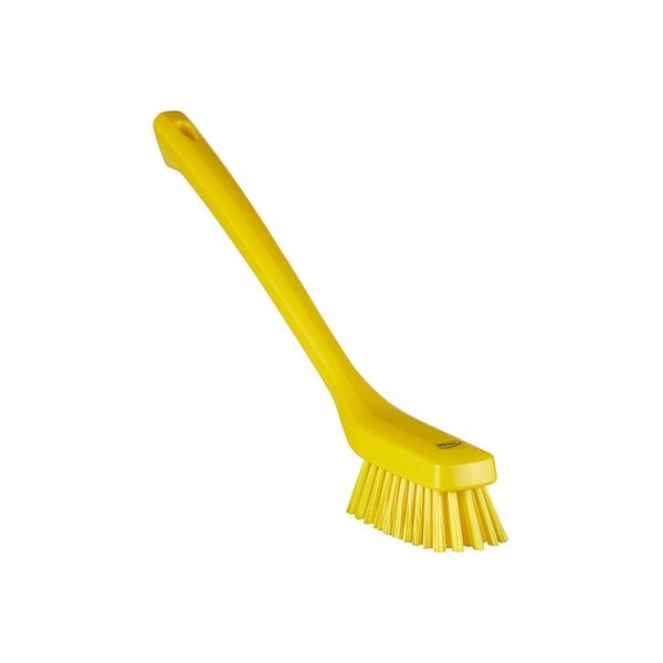 ヴァイカン ロングハンドルブラシスリム イエロー 41856 1個（直送品）