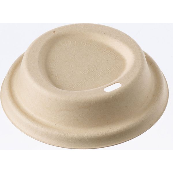 ケーピープラテック 90バガスリッド高フタ ナチュラル 1000枚(50×20) 54338 1ケース(1000枚入(50枚×20袋))（直送品）