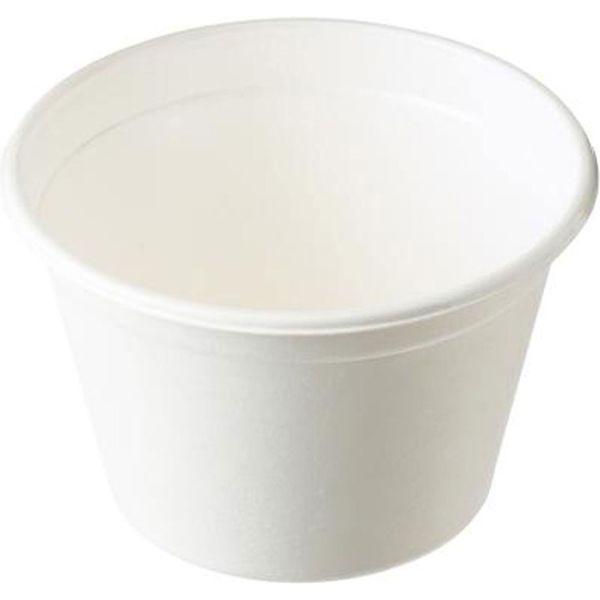 KMP丸カップ110-400 本体 ホワイト 900枚(50×18) 54398 1ケース(900枚入(50枚×18袋))（直送品）