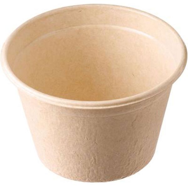 KMP丸カップ110-400 本体 ナチュラル 900枚(50×18) 54399 1ケース(900枚入(50枚×18袋))（直送品）