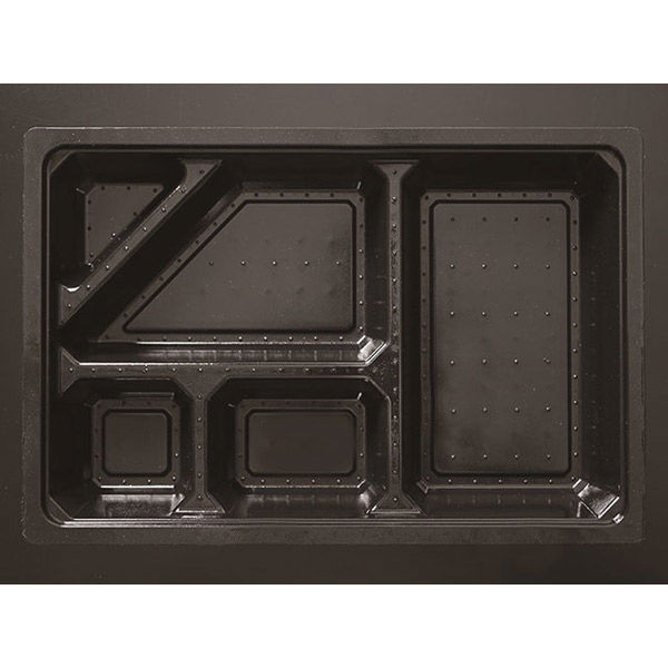 ケーピープラテック KMP90-60A 中仕切 ブラック 300枚(25×12) 54402 1ケース(300枚入(25枚×12袋))（直送品）