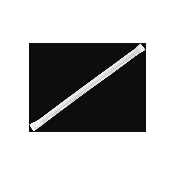 竹製ストロー φ6mm平口 単袋入り 4000枚(200×20) 54492 1ケース(4000枚入(400枚×10袋))（直送品）