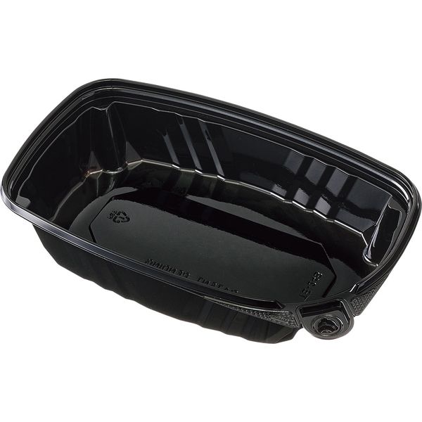 ケーピープラテック TE24B(本体)黒 改ざん防止容器　600枚(50×12) 54710（直送品） ケーピープラテック