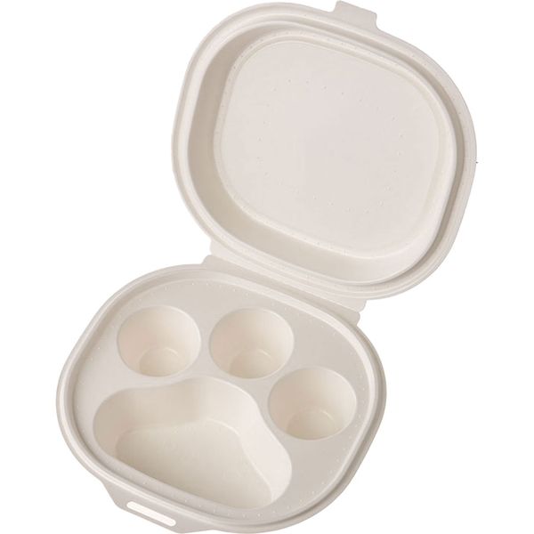 ケーピープラテック NUCO ホワイト 肉球型パッケージ 200枚(25×8) 54848 1ケース(200枚入(25枚×8袋))（直送品）