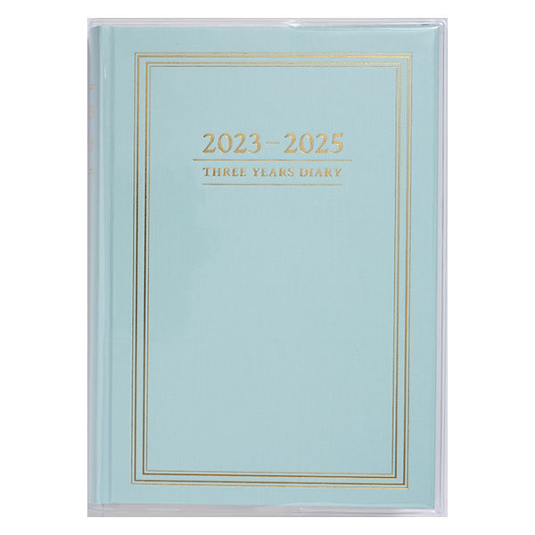 高橋書店 【2023年版】3年横線当用新日記 A5 3年連用 ブルー 13 1冊（直送品）