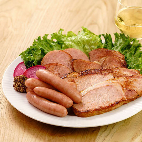 【お歳暮ギフト・のし付き】鹿野ファーム 鹿野高原牧場ハムギフト KOR-50 １個（直送品） 5,130円