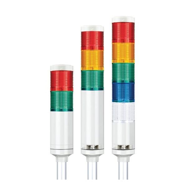 Qlight 積層信号灯 QTG50LF-5-110/220-BGRRA-LBJ18-P300 1台（直送品） 16,659円