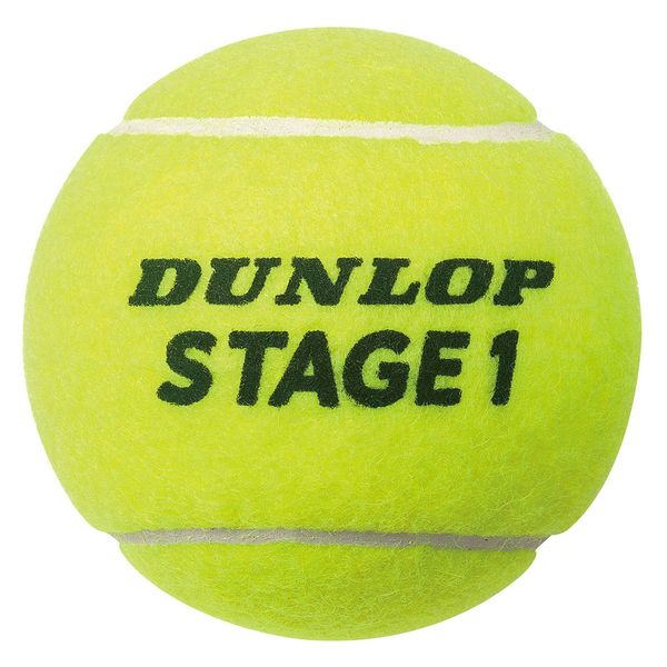 DUNLOP（ダンロップテニス） テニスボール ステージ1 グリーン 12球