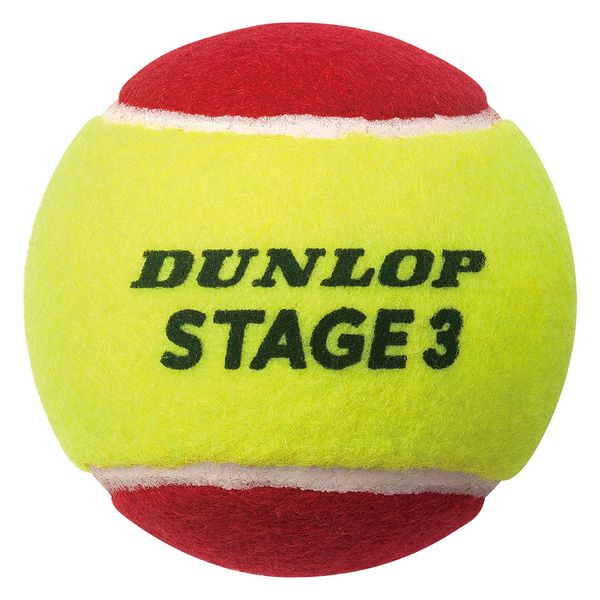 DUNLOP（ダンロップテニス） テニスボール ステージ3 レッド 12球入り STG3RDC12D 1セット(12球入×2)（直送品）