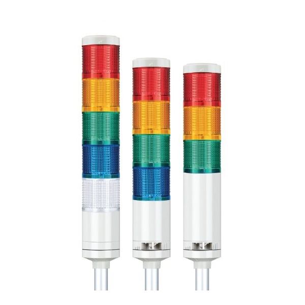 Qlight 積層信号灯 QTG60L-BZ-5-24-WGRBA 1台（直送品）