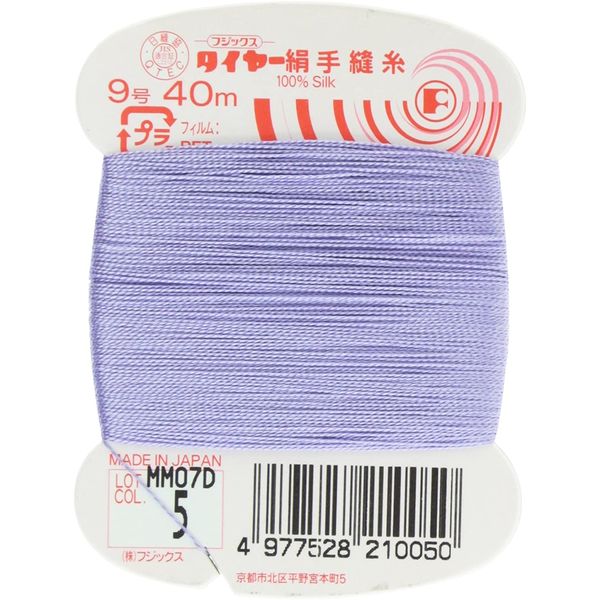 フジックス タイヤー 【絹手縫い糸】 9号 40m col.5 FK21-5 1箱（30個入）（直送品）