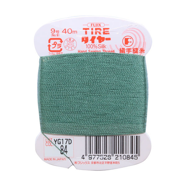 フジックス タイヤー 【絹手縫い糸】 9号 40m col.84 FK21-84 1箱（30個入）（直送品）