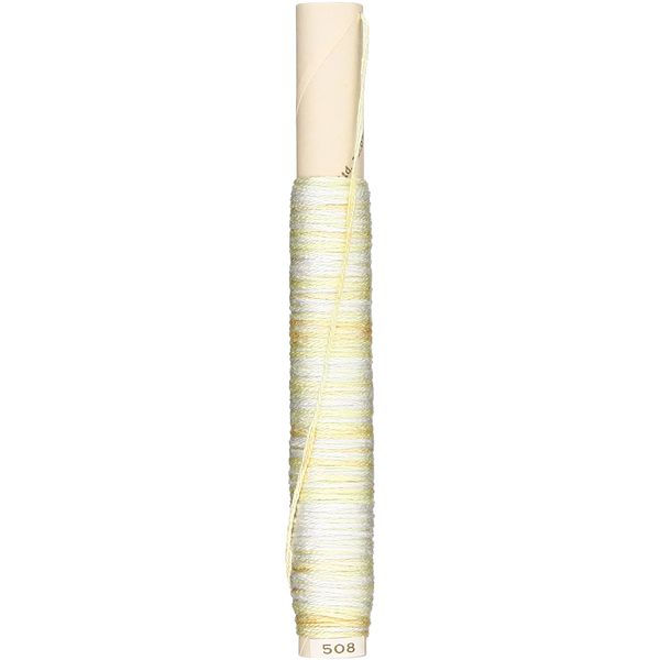 フジックス Soie ソワエ ステッチ糸 グラデーション 15m 薄黄色 SOIE-508　1箱（15個入）（直送品）