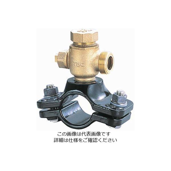 タブチ 日本水道協会形・サドル付分水栓 JWWA Bー117 A形(ボール式) VD管用 NXVD-40X25 1個（直送品）