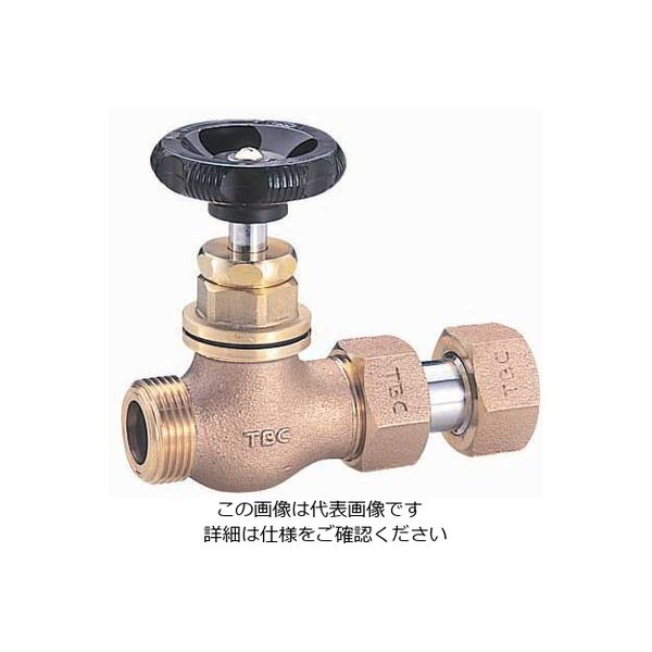 タブチ 止水栓 メータ直結伸縮止水栓 丸型ハンドル SEP-40 1個（直送品） - アスクル