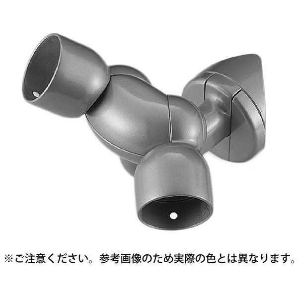 シロクマ BRー615 C形ブラケット入隅フレキシブル32径シルバー 
