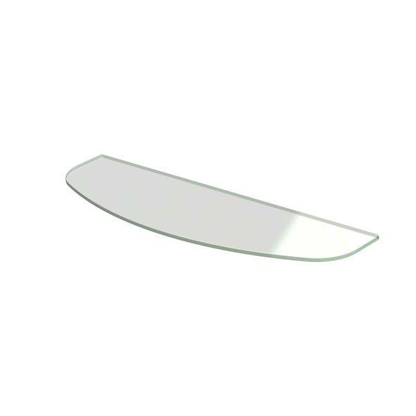 シロクマ ガラス棚板D形450ミリ 透明 TG-121 1セット（3パック）（直送品）