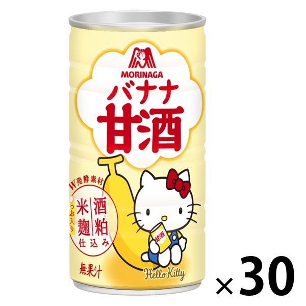 森永製菓 バナナ甘酒 ハローキティ 185g 1箱（30缶入）