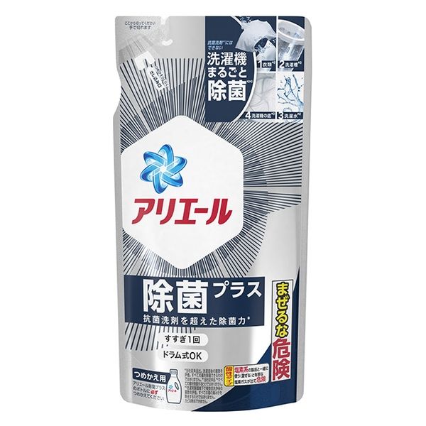 P＆G アリエールジェル 除菌プラス 詰替用超特大 815g の