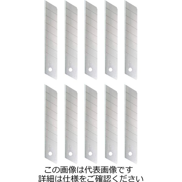 ムラテックKDS ステンレス刃 替刃 大 プロ用 0.5mm厚 10枚入 LBー10SH LB-10SH 1セット(60枚:10枚×6セット)（直送品）