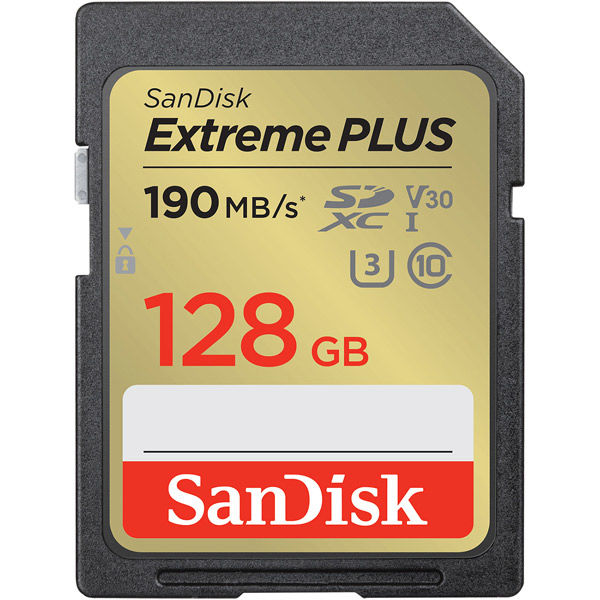 サンディスク エクストリーム　プラス　ＳＤＸＣ　ＵＨＳーＩ　カード　１２８ＧＢ SDSDXWA-128G-JNJIP 1個（直送品）