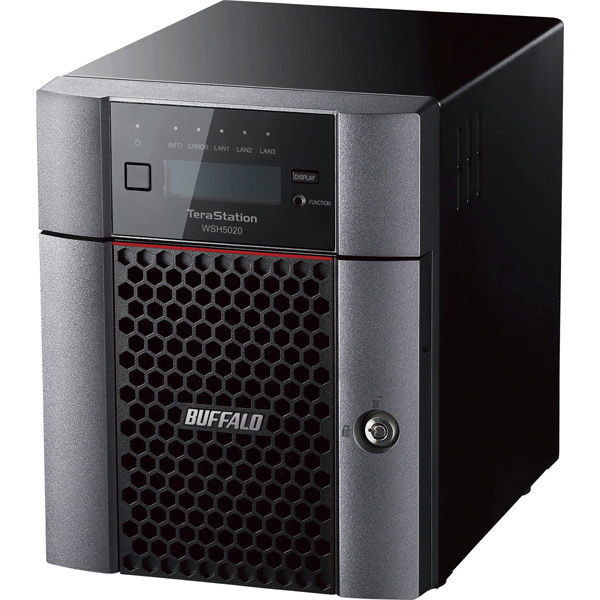 NAS（ネットワークハードディスク）16TB 4ドライブ テラステーション HDD WSH5420DN16W2 1台 バッファロー（直送品）