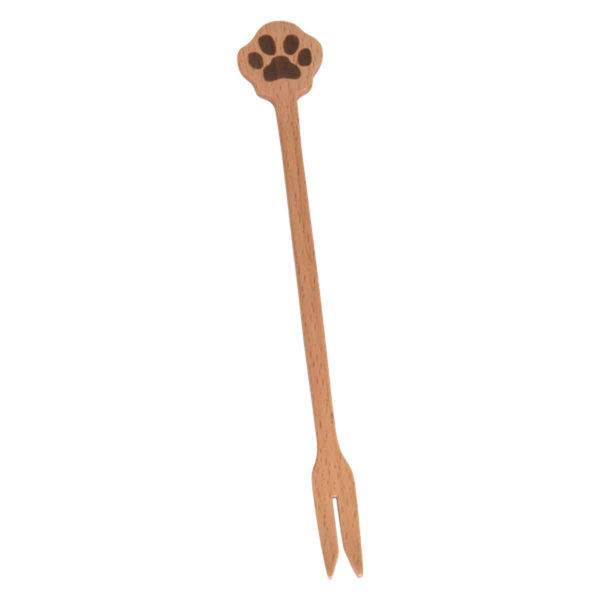 籐芸 マドラー 19cm Mio ネコ フォーク カトラリー 食器 天然木