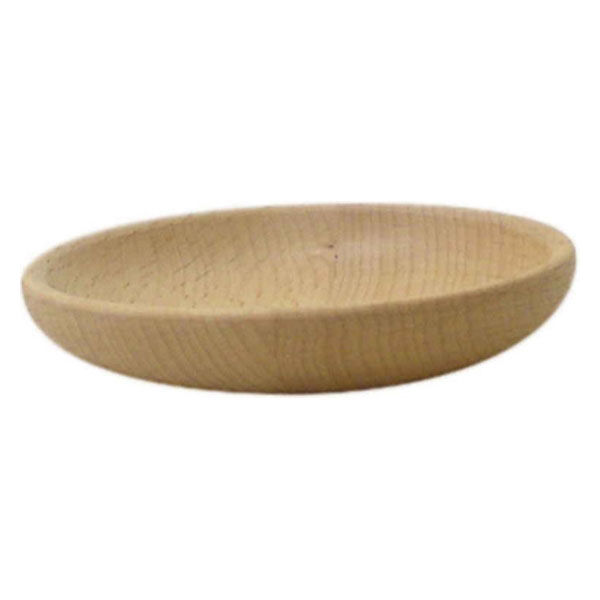 籐芸 プレート 8cm 豆皿 木製 皿 食器 洋食器 天然木 ビーチ 344493 1個（取寄品）
