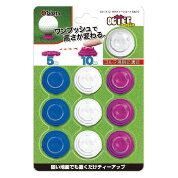 Tabata(タバタ) ゴルフ オクティーショート 5&10 GV1410 10個(直送品)