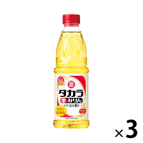 宝酒造 タカラ本みりん600MLペット 3本