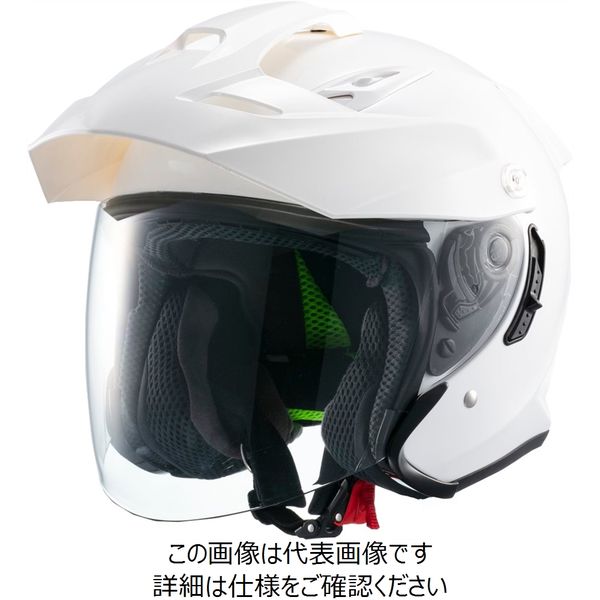 マルシン工業 マルシン(Marushin) バイクヘルメット スポーツ ジェット TEー1 ホワイト Lサイズ MSJ1 1001115 1個（直送品）