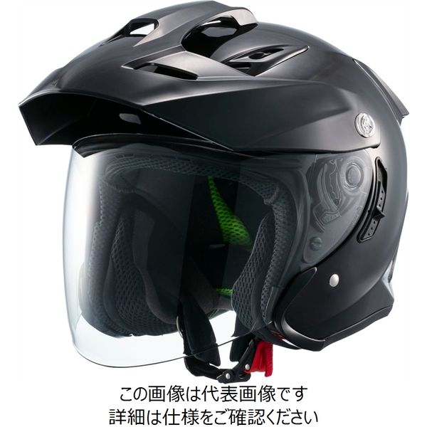 マルシン工業 マルシン(Marushin) バイクヘルメット スポーツ ジェット TEー1 ブラック Lサイズ MSJ1 1001315 1個（直送品）