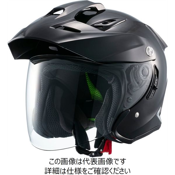 マルシン工業 マルシン(Marushin) バイクヘルメット スポーツ ジェット TEー1 ブラック Lサイズ MSJ1 1001315 1個（直送品）  - アスクル