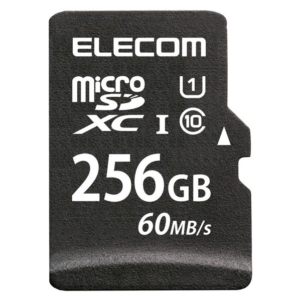 MicroSDXCカード 256GB UHS-I U1 60MB/s MF-MS256GU11LRA エレコム 1個