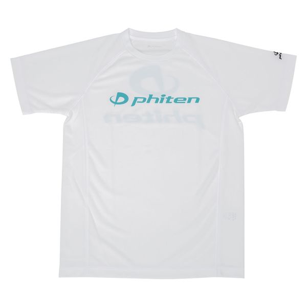 ファイテン(phiten) RAKUシャツSPORTS 半袖 ロゴ入り Tシャツ