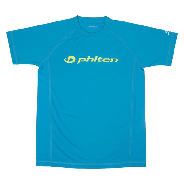 ファイテン(phiten) RAKUシャツSPORTS 半袖 ロゴ入り Tシャツ 