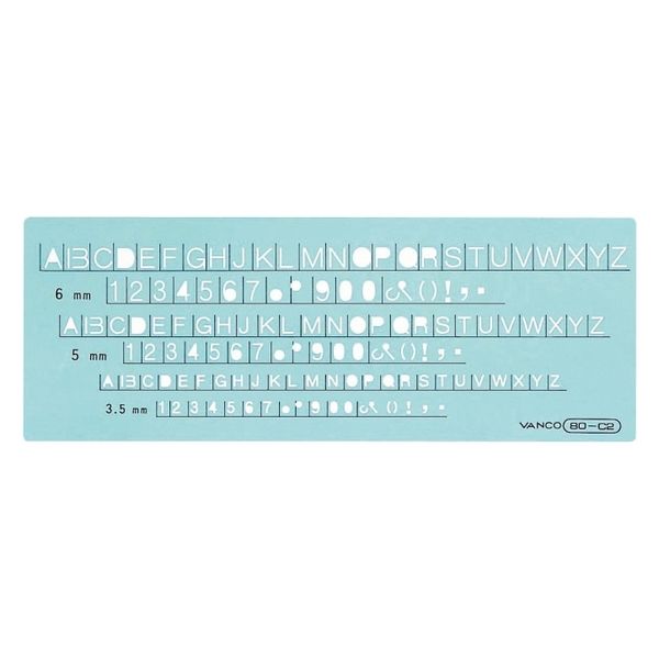 バンコ テンプレート　８０ーＣ２ 10832 3枚（直送品）