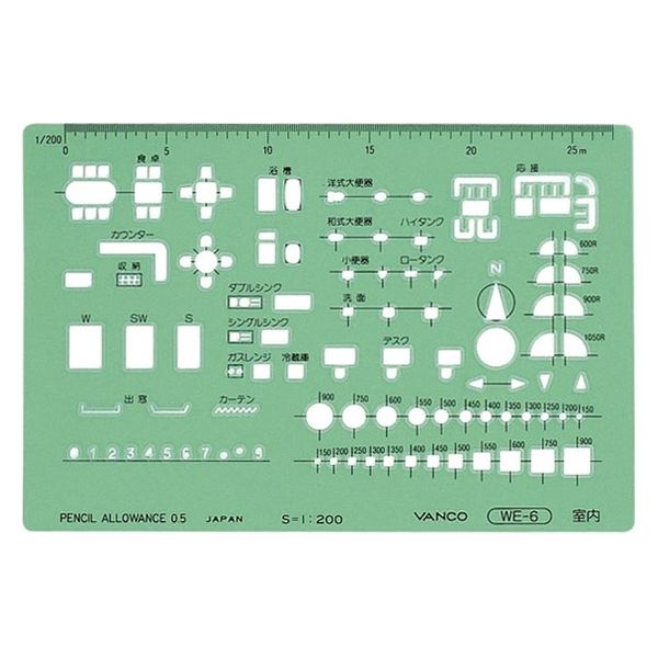 バンコ テンプレート　ＷＥー６ 20006 3枚（直送品）