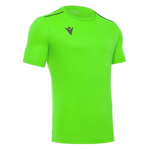 macron(マクロン) サッカー 半袖シャツ RIGEL HERO ショートスリーブゲームシャツ 5079 ネオングリーン XL 1枚（直送品）