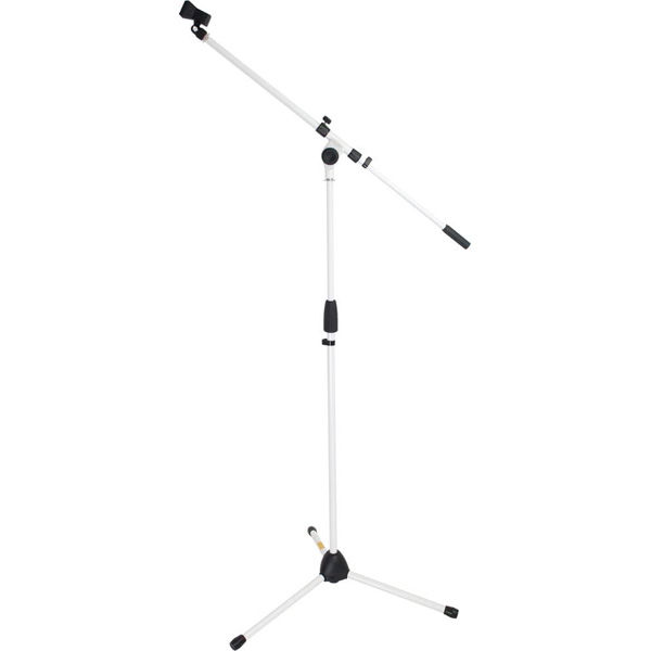 KC キョーリツ ブームマイクスタンド ストレートタイプ兼用 MBCS-02/WH (ソフトケース、クリップ型マイクホルダー付)（直送品）