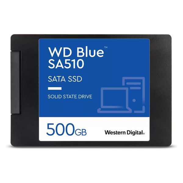 WESTERN DIGITAL WD Blue SA510 SSD SATA6Gb/s 500GB 2.5inch WDS500G3B0A 1個