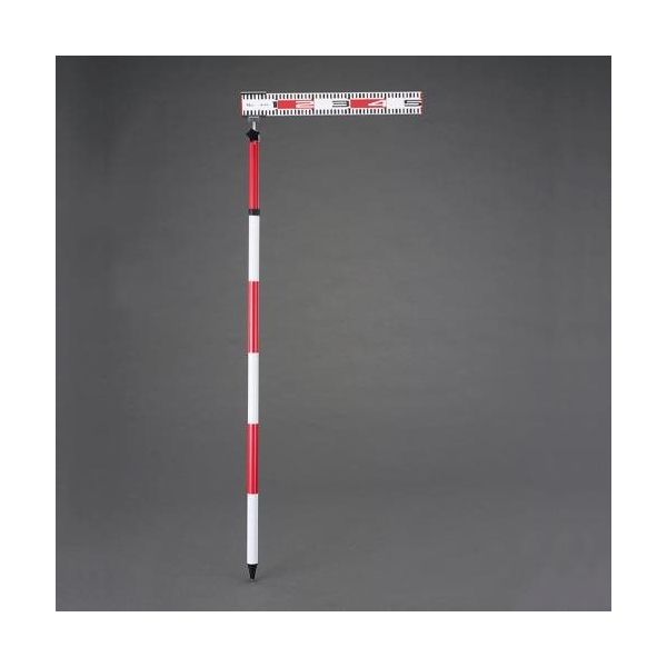 エスコ 50cm 測量ロッド(アルミ製/伸縮ポール付) EA720ME-100 1個（直送品）