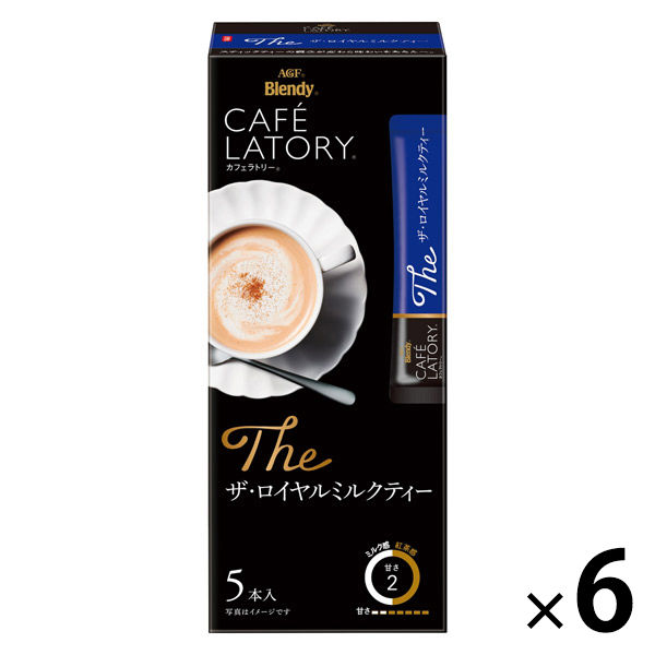 味の素AGF ブレンディ カフェラトリー スティック ザ・ロイヤルミルクティー 1セット（30本：5本入×6箱）