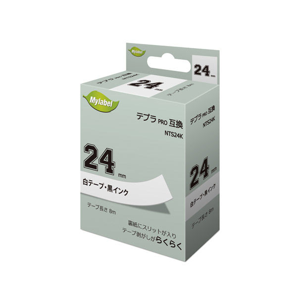日本ナインスター テプラ互換 (SS24K用) NTS24K 1セット(1個×3)
